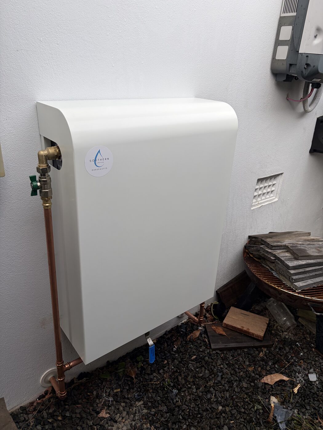20 inch 3 Stage Whole House System (Powder Coated) installed by Southern Filtration — install 5